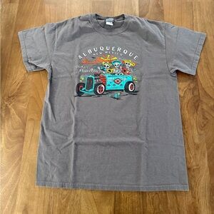 Albuquerque New Mexico Dia De Los Muertos/Hot Rod Tshirt